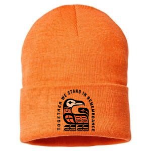 Orange Unity Day Native American Every Child Sustainable Knit Beanie