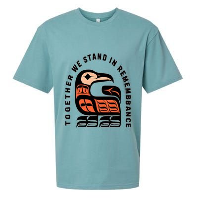 Orange Unity Day Native American Every Child Sueded Cloud Jersey T-Shirt