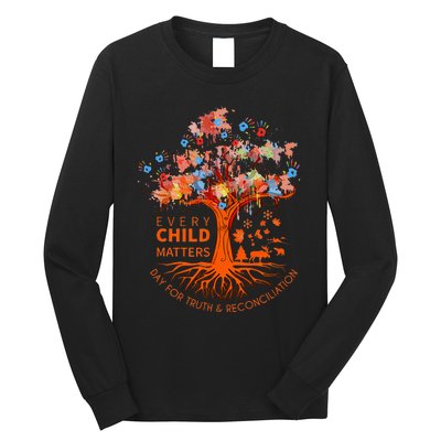 Orange Unity Day Native American Every Child Long Sleeve Shirt