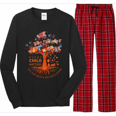 Orange Unity Day Native American Every Child Long Sleeve Pajama Set