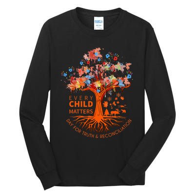 Orange Unity Day Native American Every Child Tall Long Sleeve T-Shirt