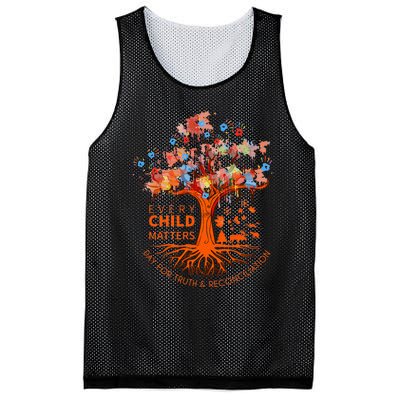 Orange Unity Day Native American Every Child Mesh Reversible Basketball Jersey Tank