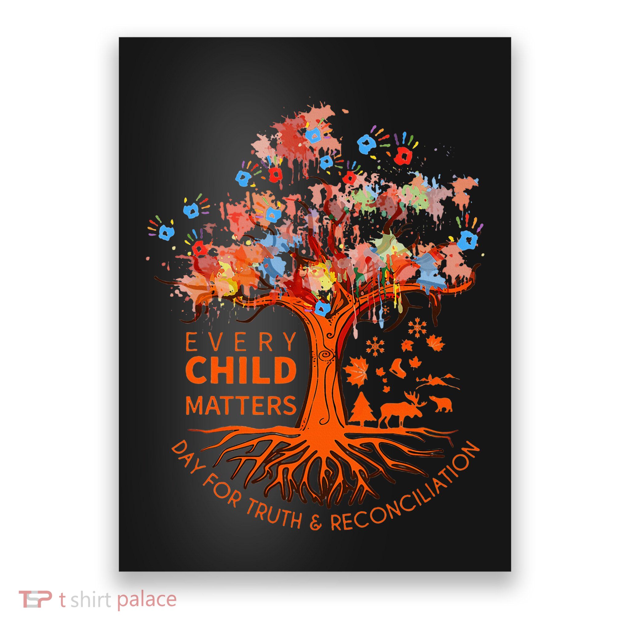 Orange Unity Day Native American Every Child Poster