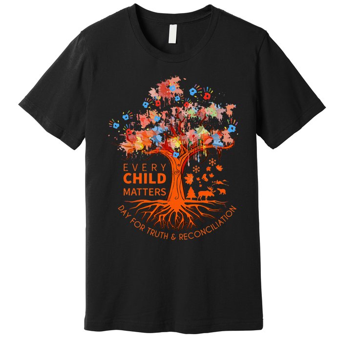 Orange Unity Day Native American Every Child Premium T-Shirt