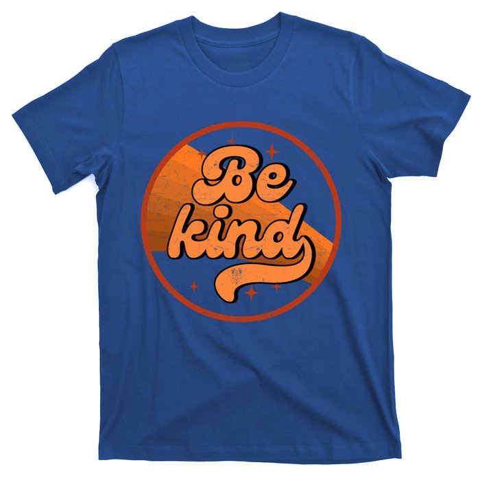 Orange Unity Day Anti Bullying Be Kind Retro Vintage Rainbow Funny Gift T-Shirt