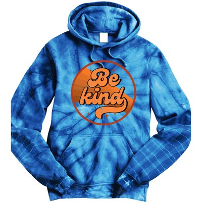 Orange Unity Day Anti Bullying Be Kind Retro Vintage Rainbow Funny Gift Tie Dye Hoodie