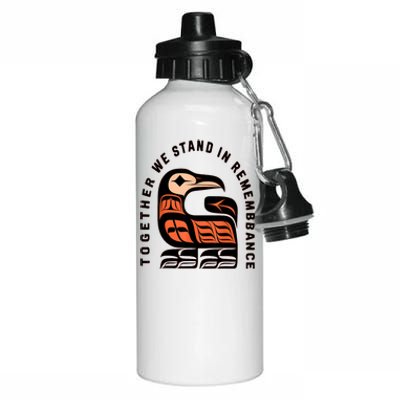 Orange Unity Day: Native American Every Child Aluminum Water Bottle