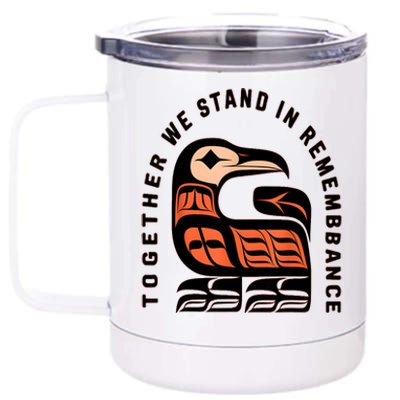 Orange Unity Day: Native American Every Child 12 oz Stainless Steel Tumbler Cup