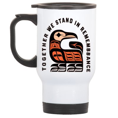 Orange Unity Day: Native American Every Child Stainless Steel Travel Mug