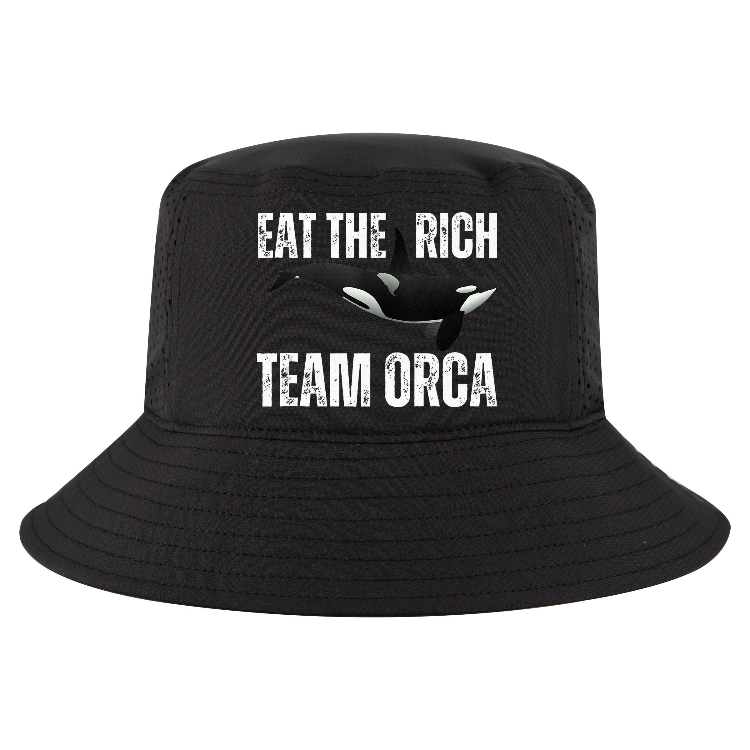 Orca Uprising Eat The Rich Team Orca Cool Comfort Performance Bucket Hat