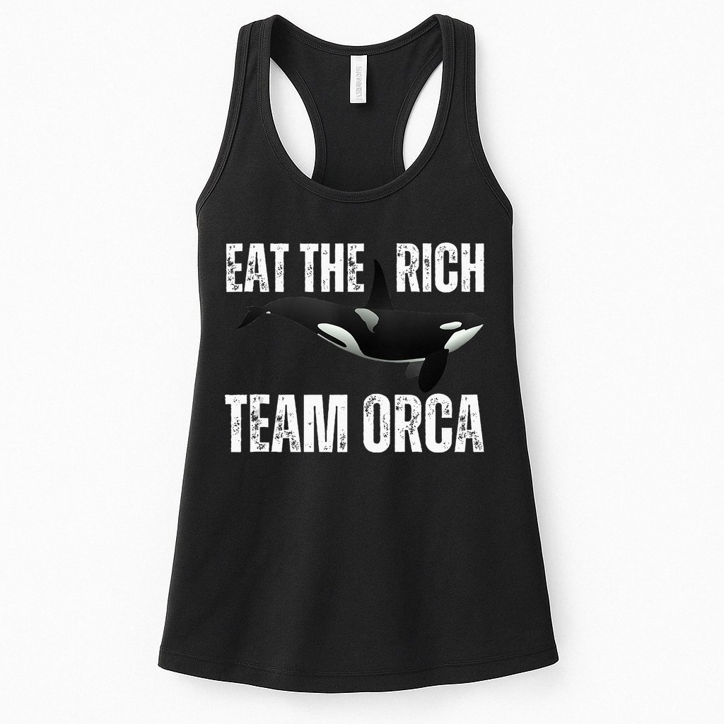 Orca Uprising Eat The Rich Team Orca Womens Tank Top