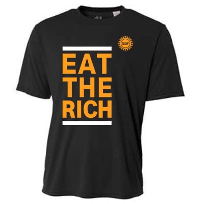 Official Uaw Eat The Rich Cooling Performance Crew T-Shirt