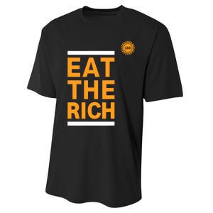 Official Uaw Eat The Rich Performance Sprint T-Shirt