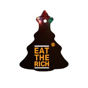 Official Uaw Eat The Rich Ceramic Tree Ornament