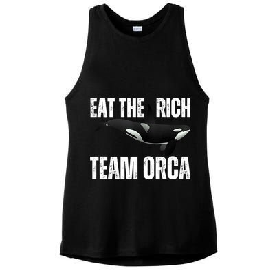 Orca Uprising Eat The Rich Team Orca Ladies PosiCharge Tri-Blend Wicking Tank