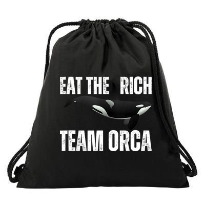 Orca Uprising Eat The Rich Team Orca Drawstring Bag