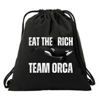 Orca Uprising Eat The Rich Team Orca Drawstring Bag
