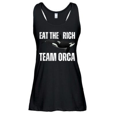 Orca Uprising Eat The Rich Team Orca Ladies Essential Flowy Tank