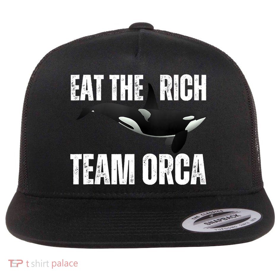 Orca Uprising Eat The Rich Team Orca Flatbill Hat