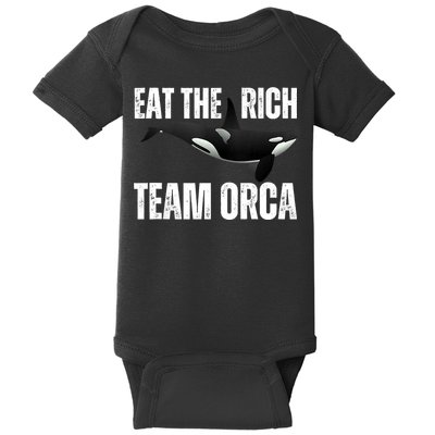 Orca Uprising Eat The Rich Team Orca Baby Bodysuit