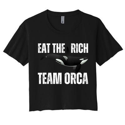 Orca Uprising Eat The Rich Team Orca Crop Top