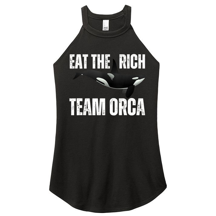 Orca Uprising Eat The Rich Team Orca Women's Perfect Tri Rocker Tank