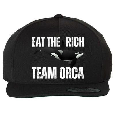 Orca Uprising Eat The Rich Team Orca Wool Snapback Cap