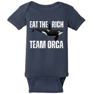 Orca Uprising Eat The Rich Team Orca Baby Bodysuit