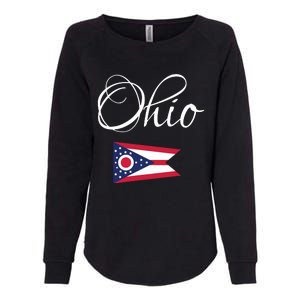 Ohio Usa Funny Womens California Wash Sweatshirt