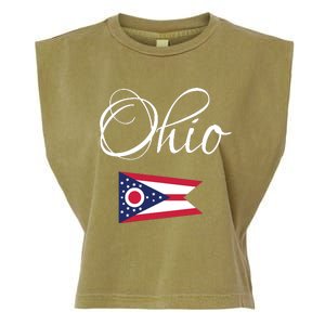 Ohio Usa Funny Garment-Dyed Women's Muscle Tee