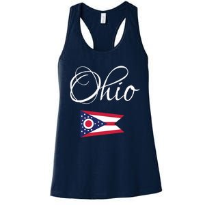 Ohio Usa Funny Women's Racerback Tank