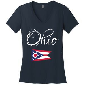 Ohio Usa Funny Women's V-Neck T-Shirt