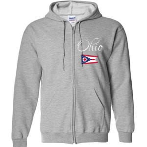 Ohio Usa Funny Full Zip Hoodie