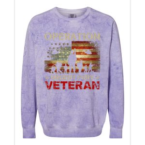 Operation Urgent Fury Combat Veteran Grenada Colorblast Crewneck Sweatshirt