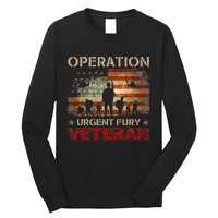 Operation Urgent Fury Combat Veteran Grenada Long Sleeve Shirt