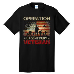 Operation Urgent Fury Combat Veteran Grenada Tall T-Shirt