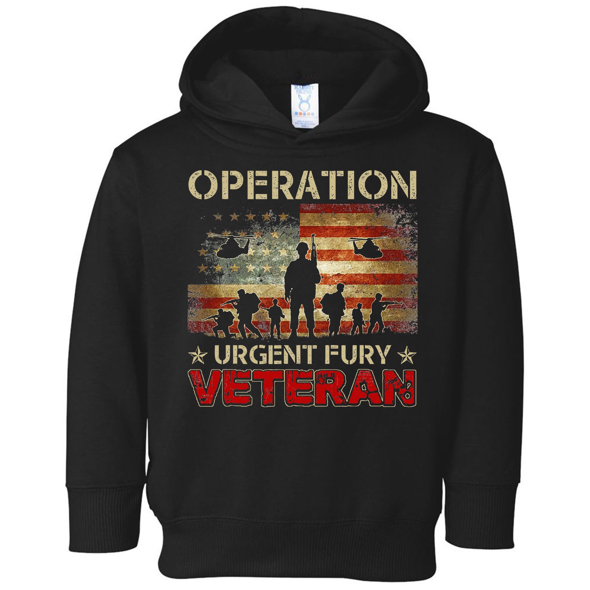 Operation Urgent Fury Combat Veteran Grenada Toddler Hoodie