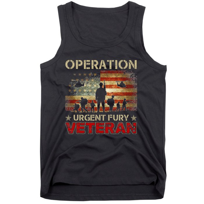 Operation Urgent Fury Combat Veteran Grenada Tank Top