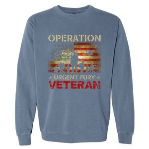 Operation Urgent Fury Combat Veteran Grenada Garment-Dyed Sweatshirt