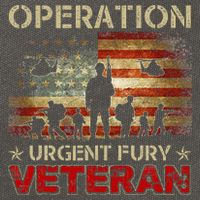 Operation Urgent Fury Combat Veteran Grenada Cotton Canvas Backpack