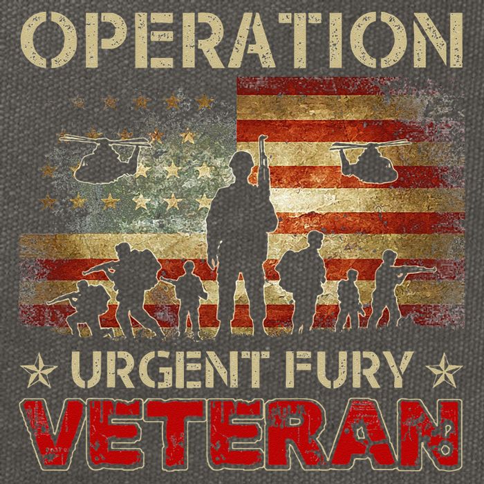 Operation Urgent Fury Combat Veteran Grenada Cotton Canvas Backpack