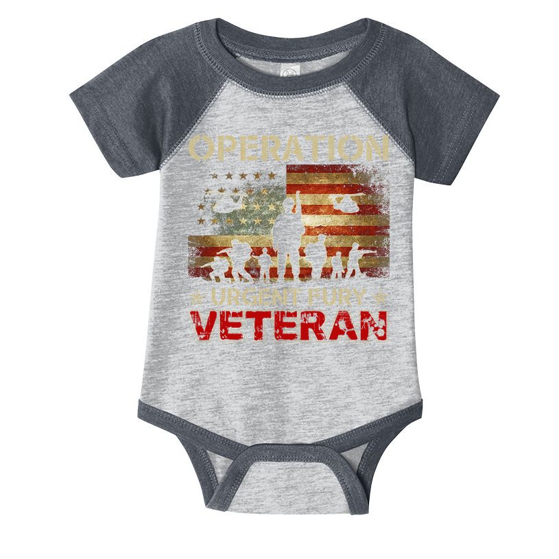 Operation Urgent Fury Combat Veteran Grenada Infant Baby Jersey Bodysuit