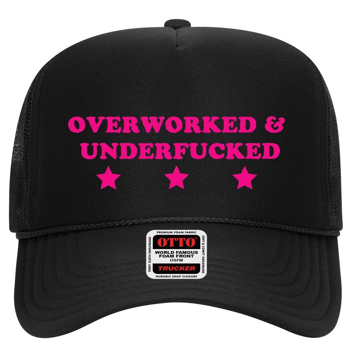 Overworked & Under Funny Meme Hat