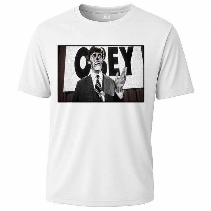 Obey Usa Freedom Funny Defy Fight 2 Cooling Performance Crew T-Shirt
