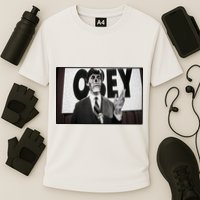 Obey Usa Freedom Funny Defy Fight 2 Cooling Performance Crew T-Shirt