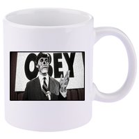 Obey Usa Freedom Funny Defy Fight 2 11oz C Handle Ceramic Mug