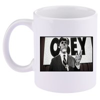 Obey Usa Freedom Funny Defy Fight 2 11oz C Handle Ceramic Mug