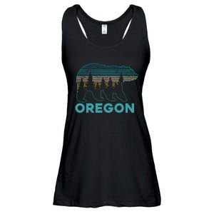 Oregon Usa Grizzly Bear Souvenir Ladies Essential Flowy Tank