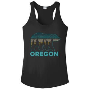 Oregon Usa Grizzly Bear Souvenir Ladies PosiCharge Competitor Racerback Tank