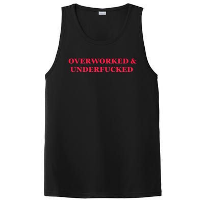 Overworked Underfucked PosiCharge Competitor Tank